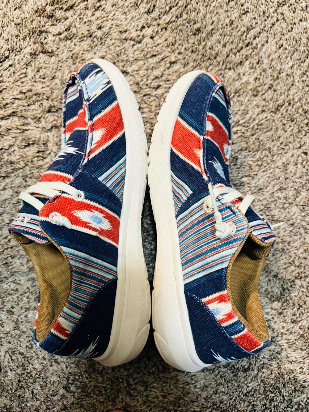 Ariat South Western Textile Casual Slip-On Shoe - Picture 2 of 4
